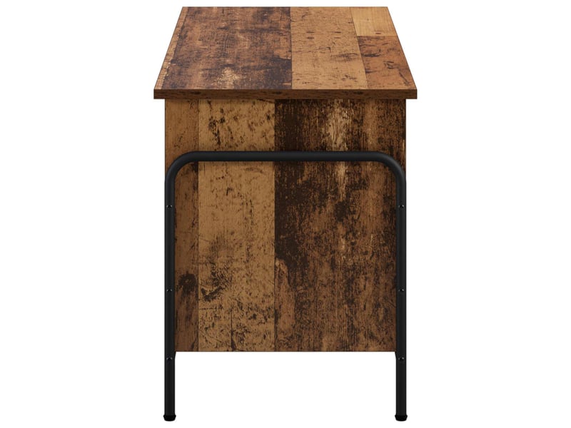 Boîte de rangement, coffre de rangement bois ancien 80x40x49,5 cm shl96344 - Conforama D