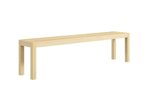 Banc 3 place(s) coloris naturel <strong>DESMIU</strong> <strong></strong> - 175 cm