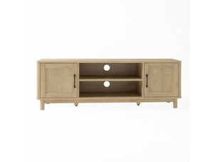 Meuble tv coloris beige 135 cm <strong></strong> <strong></strong>