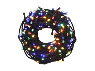Guirlande led, éclairage de noël avec 300 led multicolore 30 m pvc cf62368