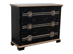 Meuble-dressing en bois noir 98x38x80 cm h