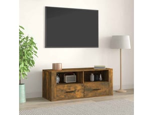 Meuble tv coloris marron 100 cm <strong></strong>  <strong></strong>