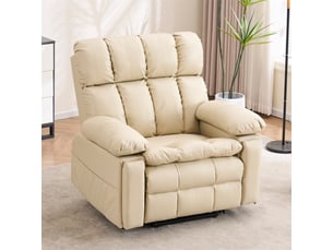 Fauteuil relax électrique  <strong></strong> Tissu beige
