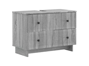 Meuble sous lavabo de salle de bain ede sonoma gris cf64882