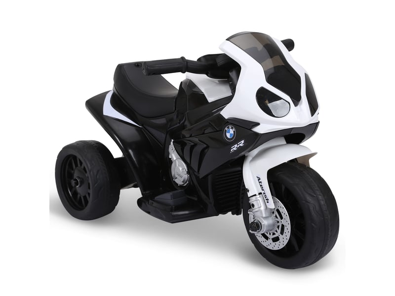 Moto électrique bmw s1000 rr sous licence, 3 roues, 6 v, 2,5 kmh, effets lumineux et sonores, charge jusqu'à 20 kg - Conforama A