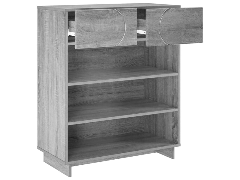  Meuble à chaussures, armoire à chaussures 73x38x87,5 cm bois d'ingénierie shl1793  - Conforama C