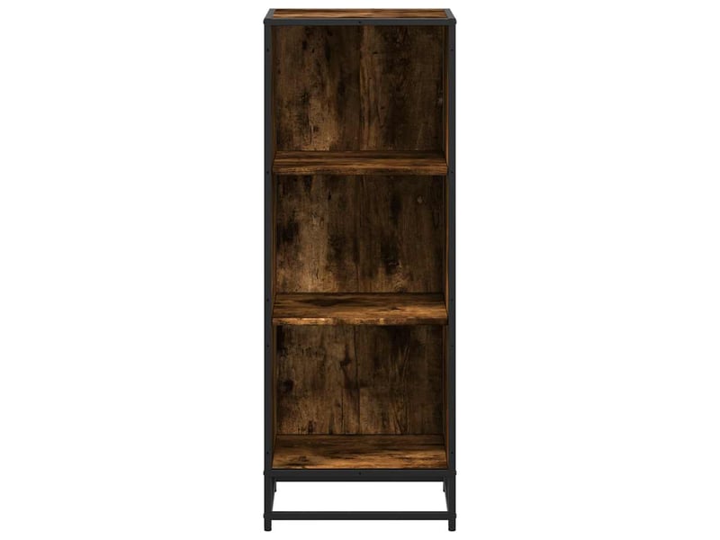  Bibliothèque, étagère de rangement chêne fumé 40x35x107,5 cm bois d'ingénierie  - Conforama D