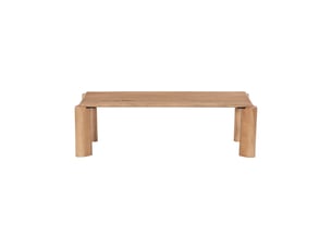 Table basse exotique rectangulaire bois de manguier naturel - petra