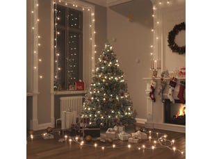 Guirlande led, éclairage de noël avec 400 led blanc chaud 40 m pvc cf62370