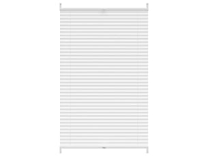 Store plissé, store de fenêtre 80x100 cm blanc cf46661