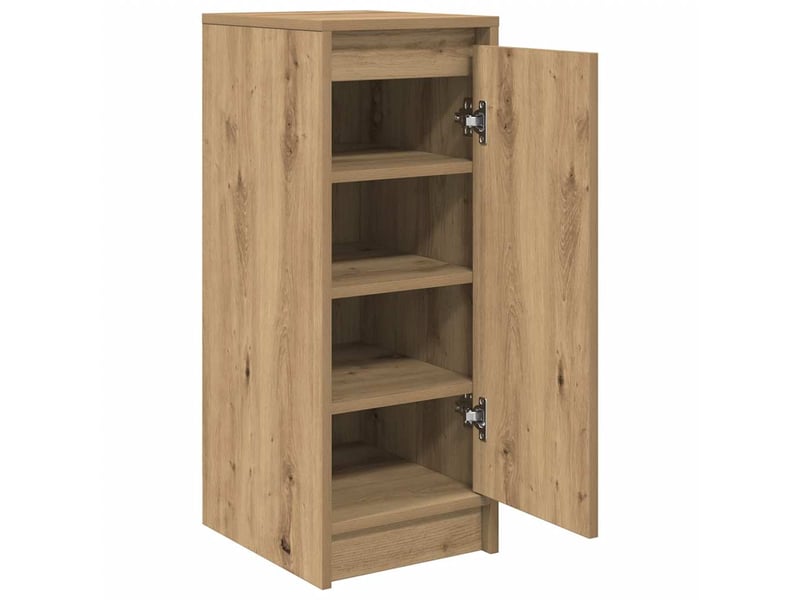  Meuble à chaussure | armoire à chaussures chêne artisanal 29,5x34x76 cm  - Conforama E