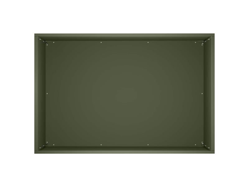  Jardinière - cache-pot de jardin 2 pcs vert olive 50 x 40 x 50 cm  - Conforama E