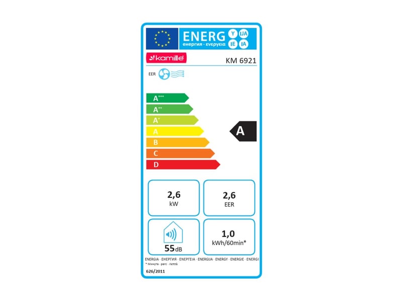  Climatiseur mobile - blanc - 9000 btuh - 2 vitesses - 12 à 18 m²  - Conforama E