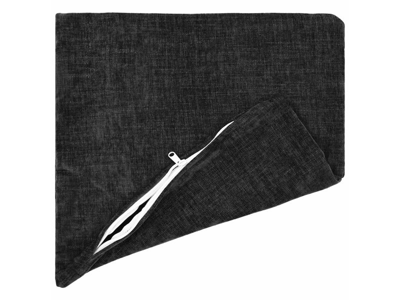 Lot de 6 housses de coussin heerlen anthracite 35 x 35 cm cf49575 - Conforama D