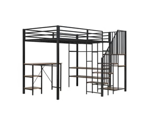 Lit mezzanine 120x200cm SANS MARQUE coloris bicolore