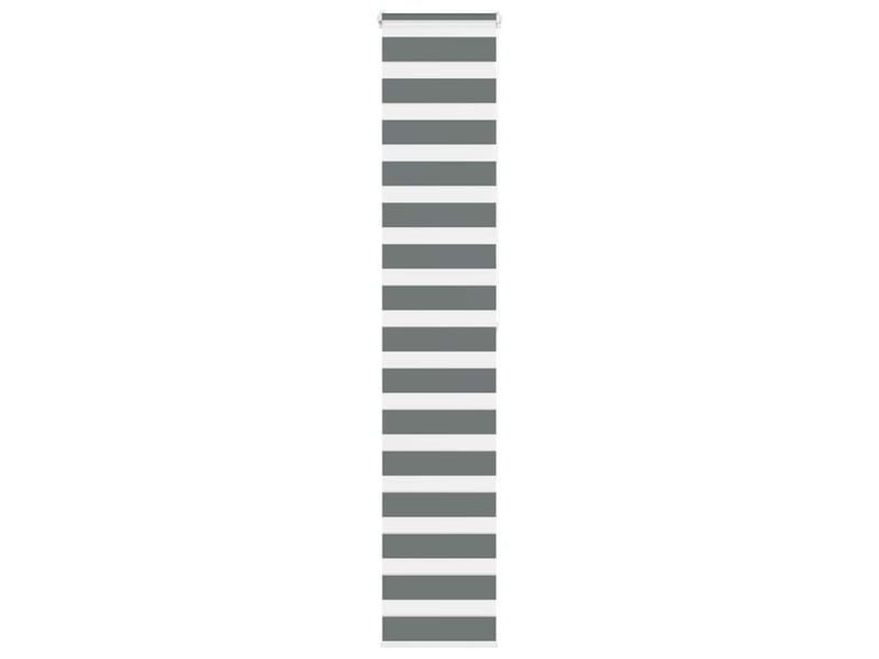  Store zèbre, store de fenêtre gris foncé largeur du tissu 35,9 cm polyester cf48594  - Conforama B