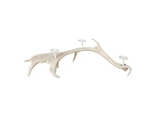Chandelier ramure 3 têtes lior 62cm beige