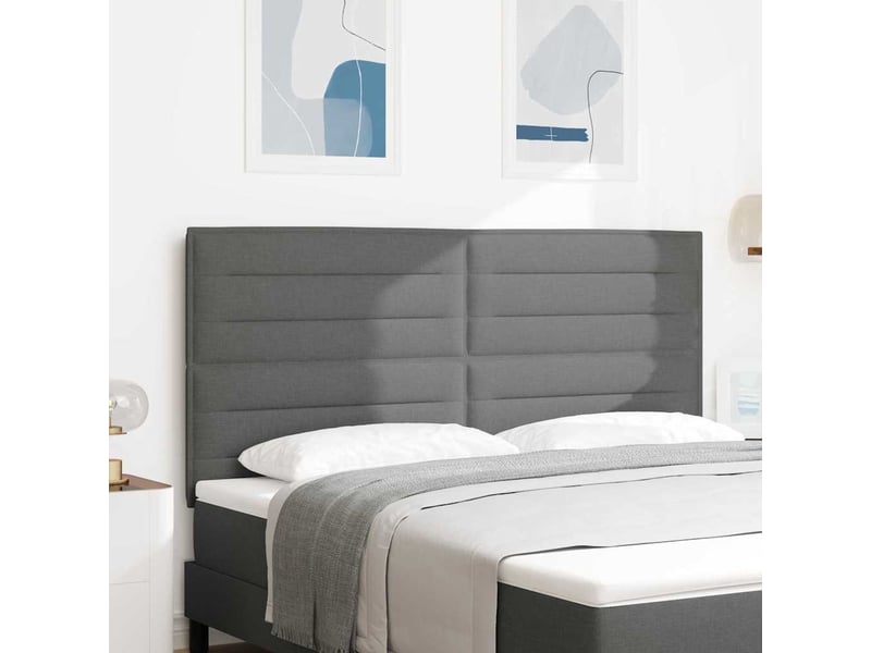 Vidaxl tête de lit avec tête de lit gris foncé 180 cm cuir synthétique  - Conforama B