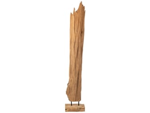 Sculpture déco en bois mira 183cm naturel