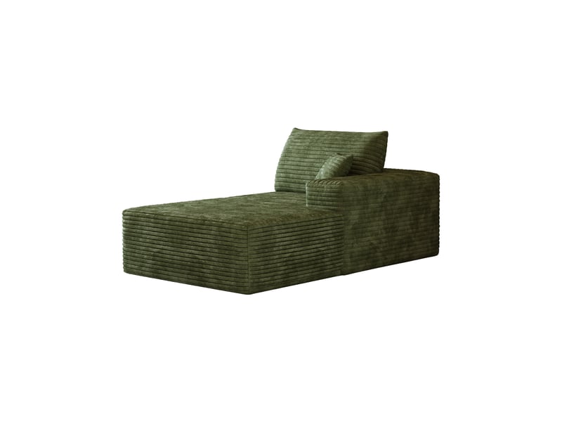  Canapé lit vert 2 places, canapé droit convertible compact 175 cm, couchage d'appoint gain de place pour salon  - Conforama A
