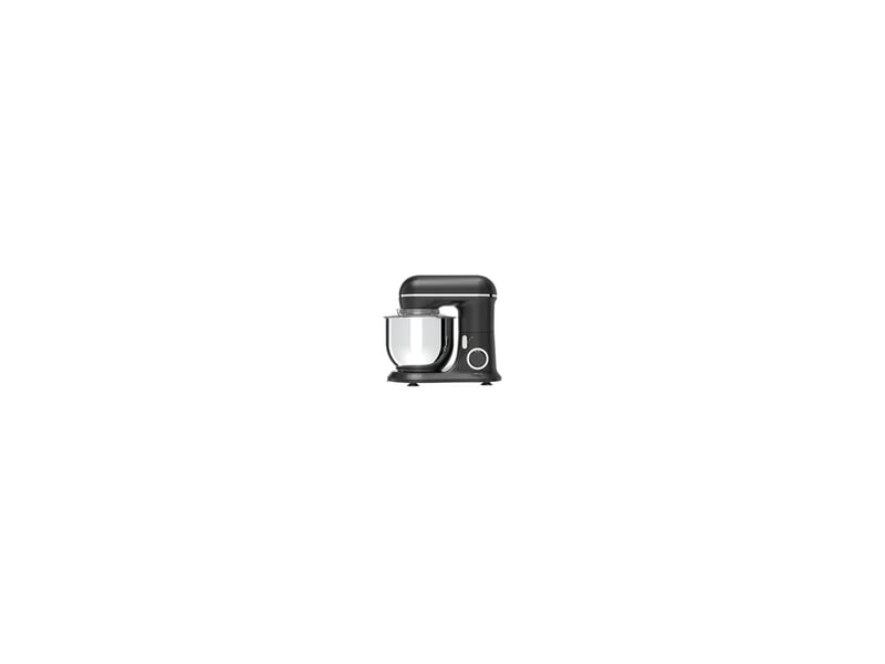  Robot patissier 1200w 5,3l acier inox 8 vitesses noir 8030367 - Conforama A