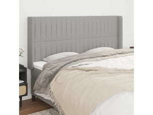 Tete de lit A poser largeur 203 cm <strong></strong> <strong></strong> argenté