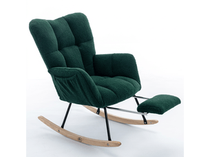 Fauteuil fixe   Tissu vert vendu A l'unité