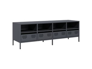 Meuble tv coloris gris 135 cm <strong></strong>  <strong></strong>