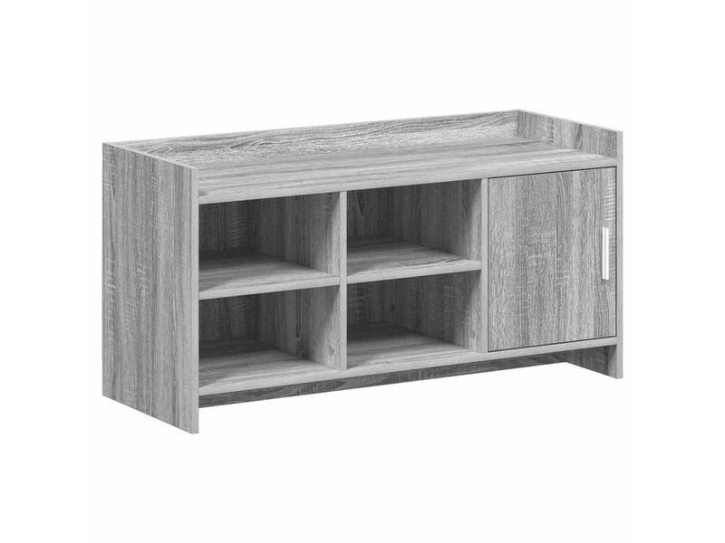  Meuble à chaussure, cabinet à chaussures avec porte sonoma gris 100x39,5x51 cm  - Conforama A