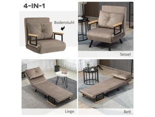 Fauteuil relax électrique  RAELUNYI Cuir / Tissu noir