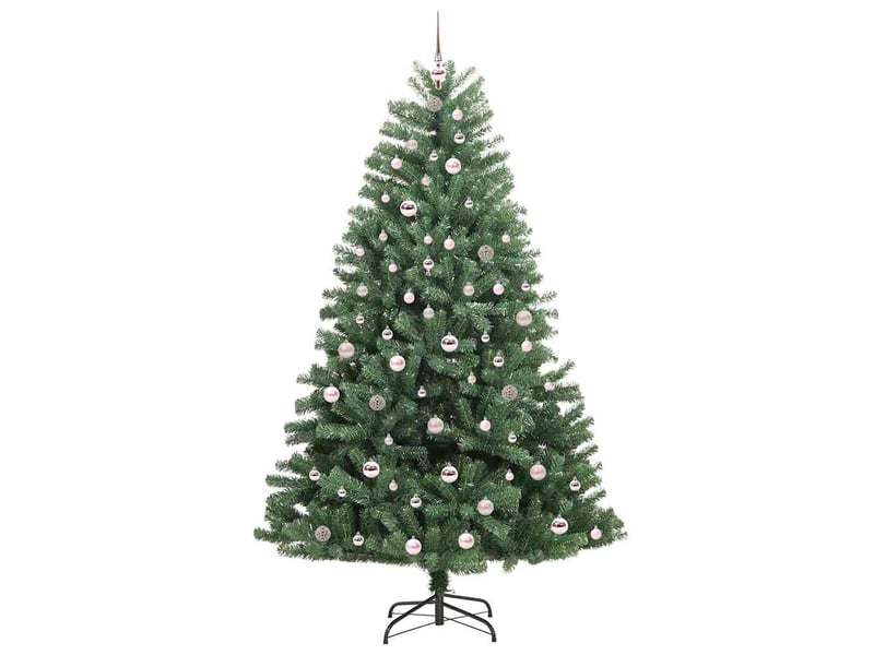 Sapin de noël - arbre de noël artificiel à branches articulées vert 210 cm - Conforama D