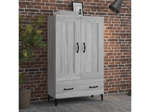 Buffet - bahut - meuble de rangement sonoma gris 70x31x115 cm bois d'ingénierie
