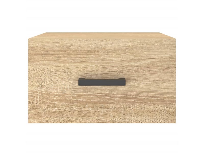 Table de chevet - cabinet de chevet - table de nuit murale chêne sonoma 35x35x20 cm  - Conforama D