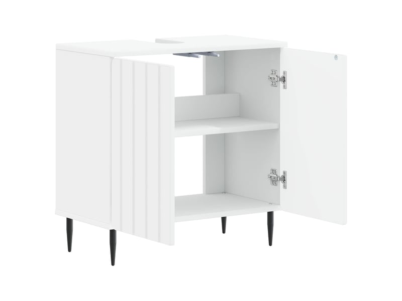  Meuble sous lavabo de salle de bain zwolle blanc cf64940  - Conforama C