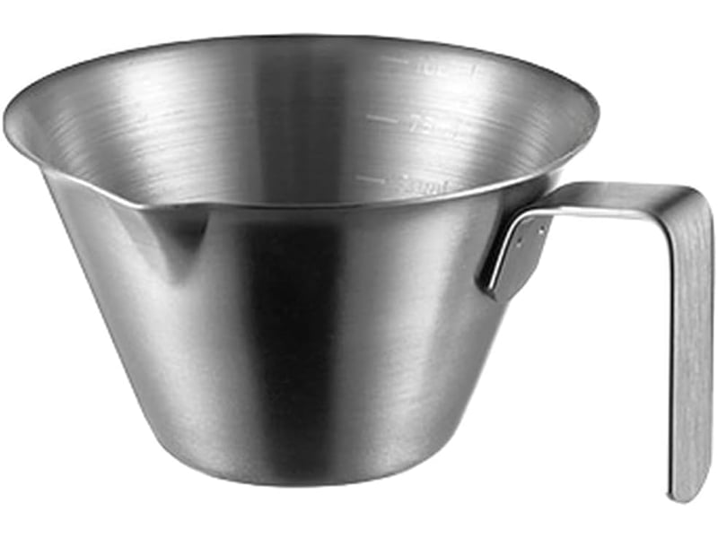  Tasse à mesurer expresso en acier inoxydable 304 avec échelle pour une mesure précise du volume du café avec bec verseur résistant aux déversements et  - Conforama A