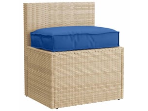 Coussin d'assise, coussin pour chaisecanapé tissu oxford bleu royal 60 x 40 x 8 cm cf56651