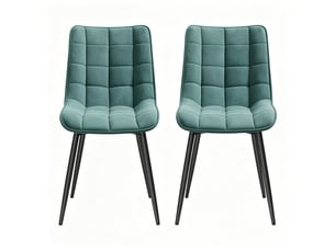 Chaises de salle à manger lot de 2 élégantes avec siège rembourré confortable et design moderne