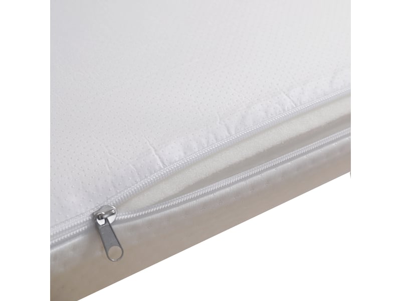  Matelas 140x100200x10cm, dureté h3, oeko-tex, mousse, housse amovible et lavable, blanc  - Conforama R