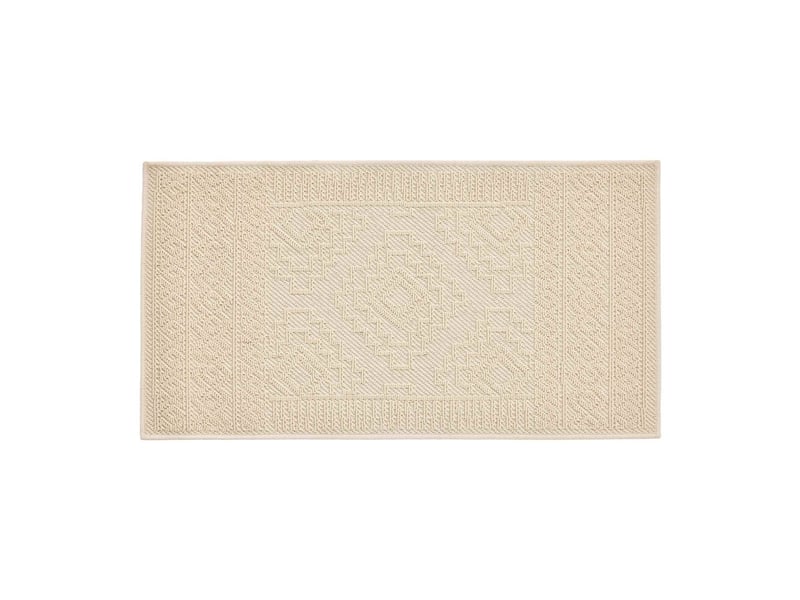  Tapis tissé en relief canyon 60x110cm naturel  - Conforama A