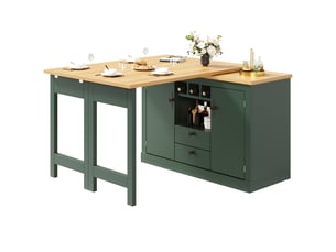 Buffet 2 porte(s) 2 tiroir(s) - 180 cm coloris vert