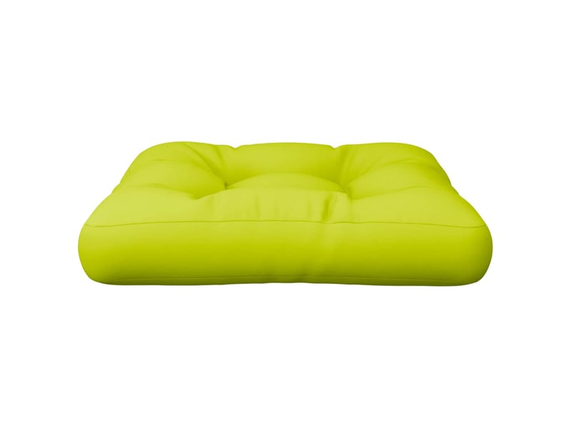  Coussin de palette, coussin de chaise, coussin de canapé vert brillant 60x60x12 cm tissu cf55500  - Conforama D
