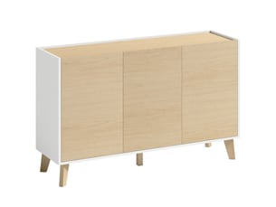 Buffet 3 porte(s)  0 tiroir(s)   - 120 cm coloris naturel 