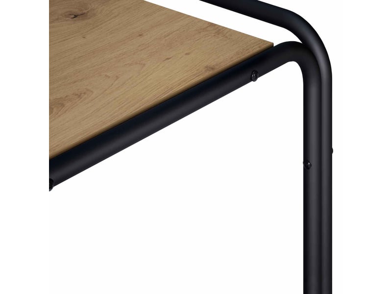 Buffet salon, buffet de rangement chêne artisanal 93.5x38x75 cm bois d'ingénierie - Conforama E
