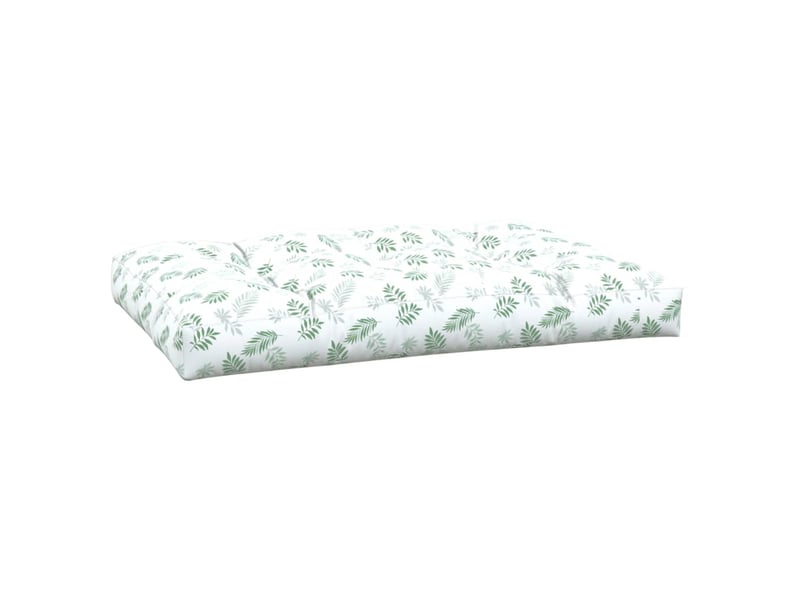  Coussin de palette, coussin de chaise, coussin de canapé à motif de feuilles 120x80x12 cm tissu cf55263  - Conforama D