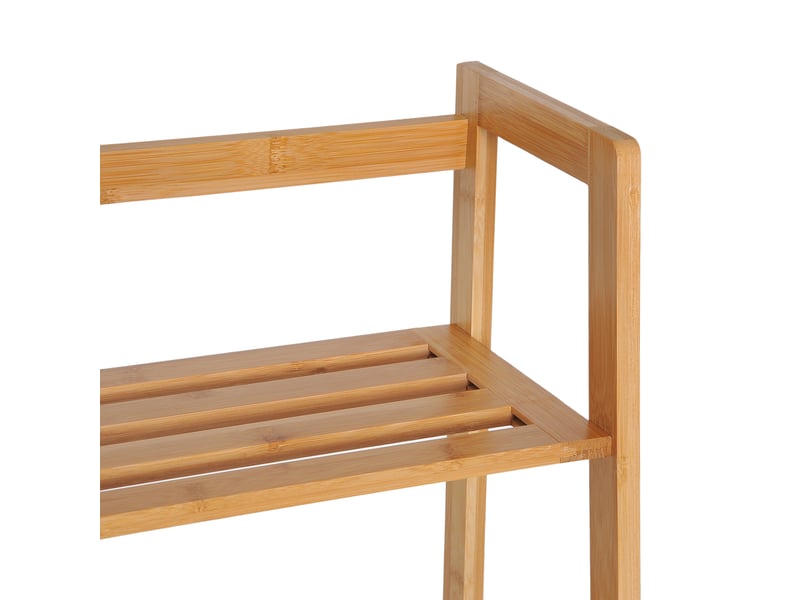  Etagère échelle en bambou 4 niveaux bibliothèque 48l x 31,5l x 120h cm style naturel  - Conforama R