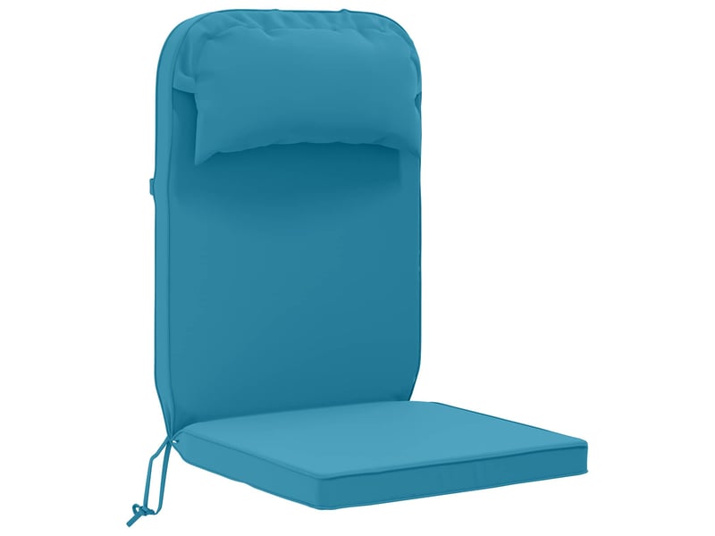  Coussin de transat ensoleillé, coussin pour bain de soleil 100 % polyester bleu clair cf55990  - Conforama A