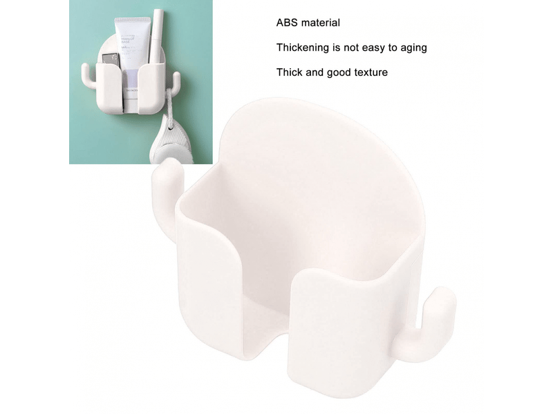  Support mural autocollant pour téléphone portable, support de charge pour la maison, le bureau, la chambre (blanc)  - Conforama B
