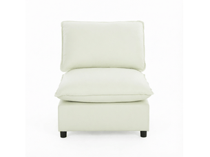 Fauteuil fixe TCQPZ  Coton / Polyester beige vendu A l'unité