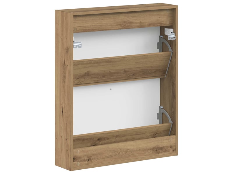  Meuble à chaussures mural, armoire à chaussures arnhem 71x17x86 cm shl8798  - Conforama E