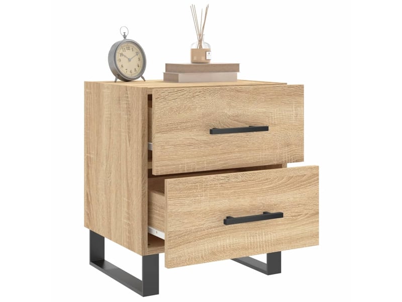  Table de chevet - cabinet de chevet - table de nuit chêne sonoma 40x35x47,5 cm bois d’ingénierie  - Conforama C